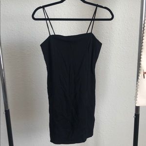 Mini black dress